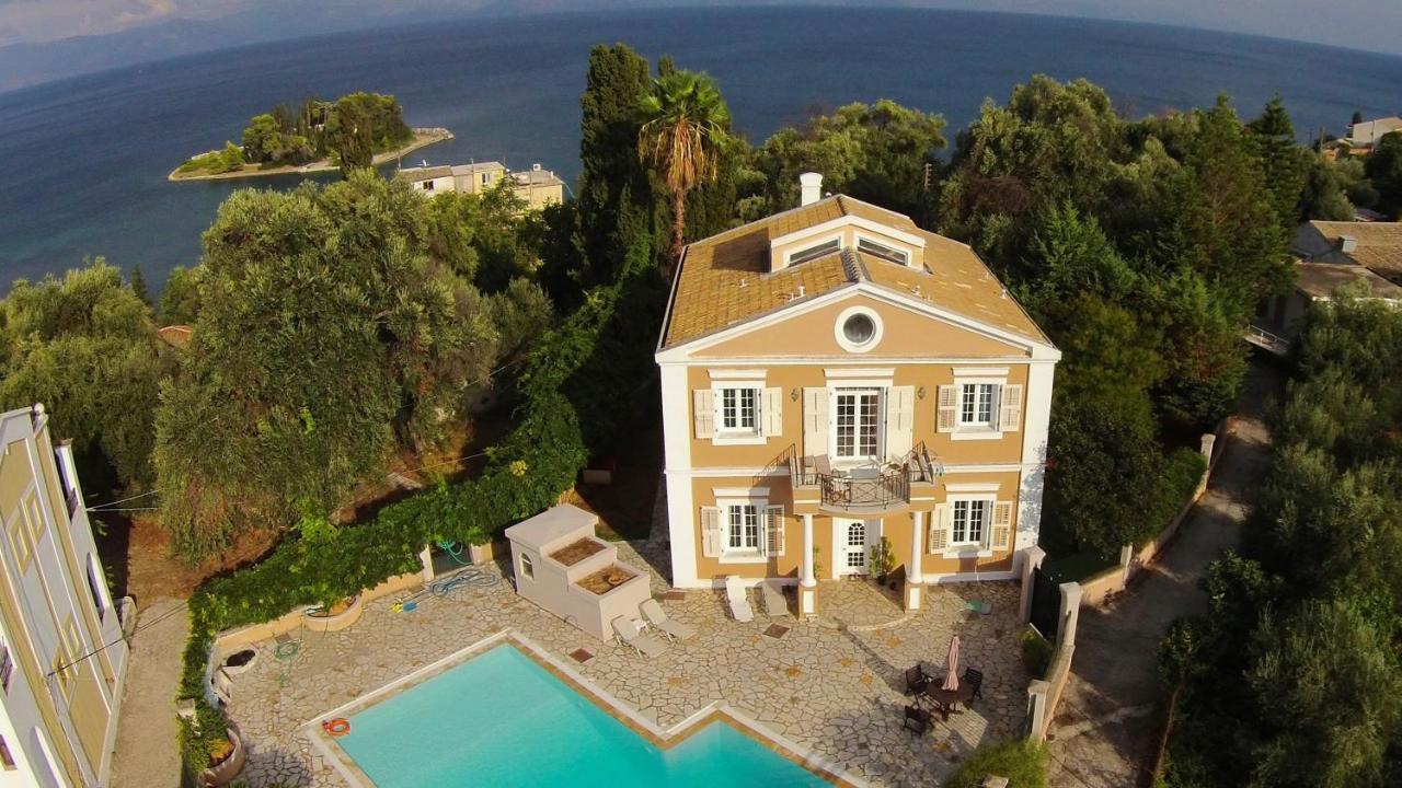 Durrell Corfu Strawberry-Pink Villa Perama  Exterior photo